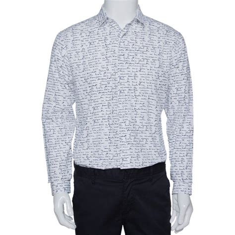 dior shirt men long sleeve|christian dior men's shirt price.